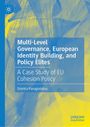 Titel: Multi-Level Governance, European Identity Building, and Policy Elites. Autor: Dimitra Panagiotatou. Abstrakte blaue und gelbe Formen.