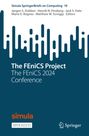 "The FEniCS Project, The FEniCS 2024 Conference." Blaues Cover, weiße Grafik oben, simula und Springer Logos unten.