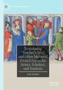 "Translating 'Teacher’s Pest' and Other Medieval French Farces" von Jody Enders. Mittelalterliche Illustration, lebendige Farben.