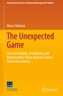 Buchtitel "The Unexpected Game" von Marco Balzano. Gelbes Cover mit Logos von SIMA und Springer.