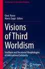 "Visions of Third Worldism" von Giusi Russo und Marco Zoppi. Unten wehen viele internationale Flaggen im Wind.