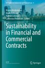 Titel: "Sustainability in Financial and Commercial Contracts". Autoren: Maren Heidemann, Mads Andenas, Valerio Lemma. Skyline im Hintergrund.