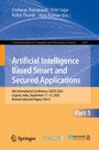 Titel: "Artificial Intelligence Based Smart and Secured Applications". Konferenz in Gujarat, Indien, 11.-13. September 2025.