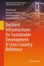 Cover-Text beschreibt Buch über widerstandsfähige Infrastrukturen; Autoren: Kacani, Lopes, Corpakis, Qorraj. Hintergrund: Brücke.