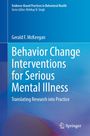 „Behavior Change Interventions for Serious Mental Illness“ von Gerald F. McKeegan, blaues Cover mit Springer-Logo.