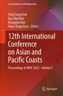 "12th International Conference on Asian and Pacific Coasts" in weiß auf rotem Hintergrund, oben Namen der Herausgeber.