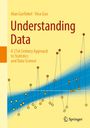 Buchtitel: Understanding Data. Autoren: Alan Garfinkel, Yina Guo. Gelber Hintergrund mit blauen und orangefarbenen Diagrammen.