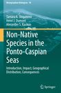 Titel: Non-Native Species in the Ponto-Caspian Seas. Autoren: Tamara A. Shiganova, Henri J. Dumont, Alexander S. Kazmin. Luftaufnahme einer Küste.