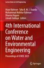 Titel: "4th International Conference on Water and Environmental Engineering". Roter Hintergrund, Springer-Logo.