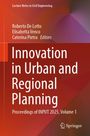 Text: "Innovation in Urban and Regional Planning" und "Proceedings of INPUT 2025, Volume 1". 
Hintergrund: Rote und orange Farbtöne.