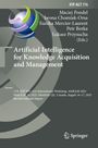 Artificial Intelligence for Knowledge Acquisition and Management, Buch
