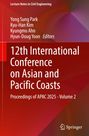 „12th International Conference on Asian and Pacific Coasts“, roter Hintergrund, Springer-Logo.