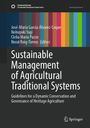 Buchtitel: "Sustainable Management of Agricultural Traditional Systems". Bunte vertikale Streifen oben, Springer-Logo unten.