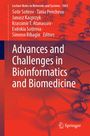 Buchcover mit Titel "Advances and Challenges in Bioinformatics and Biomedicine", Autoren oben, Springer-Logo unten.
