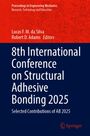 Text: "8th International Conference on Structural Adhesive Bonding 2025." Oben rote, unten blaue Farbgebung; Springer-Logo.