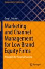 "Marketing and Channel Management for Low Brand Equity Firms" von Gary L. Frazier, Springer. Hintergrund in Blau und Orange.