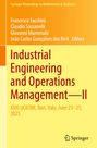 Industrial Engineering and Operations Management-II, Buch