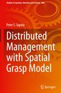 Titel: "Distributed Management with Spatial Grasp Model" von Peter S. Sapaty. Hintergrund mit Zahnrädern. Springer-Logo unten.