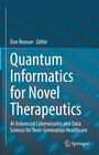 "Quantum Informatics for Novel Therapeutics" mit Fokus auf KI-gestützte Cybersicherheit; Springer-Logo unten.