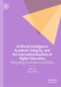 Text: "Artificial Intelligence, Academic Integrity, and the Internationalization of Higher Education." Titel auf lila Hintergrund.