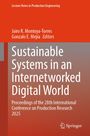 Titel: "Sustainable Systems in an Internetworked Digital World." Orange-grauer Hintergrund, Springer-Logo unten.