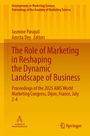 Text: "The Role of Marketing in Reshaping the Dynamic Landscape of Business." Orange Hintergrund, Logo von Springer unten.