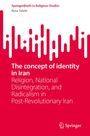 "The concept of identity in Iran. Religion, National Disintegration, and Radicalism in Post-Revolutionary Iran" von Reza Talebi. Oben ein abstraktes, rotes Design. Springer-Logo unten rechts.