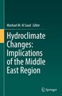 Titel: Hydroclimate Changes: Implications of the Middle East Region. Editor: Mashael M. Al Saud. Springer-Logo unten.