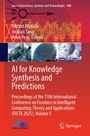 AI for Knowledge Synthesis and Predictions, Buch
