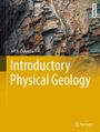 Text: "Jeff B. Chaumba, Introductory Physical Geology, TEXTBOOK, Springer." Hintergrund: Nahaufnahme einer bunten Felsformation.