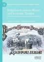 "Bulgarian Economic History and Economic Thought" oben. Zeichnung von Menschen bei der Feldarbeit unten.