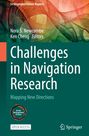„Challenges in Navigation Research“, bunte abstrakte Formen, Logos von „Ernst Strüngmann Forum“ und „Springer“.