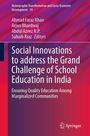 Titel: "Social Innovations to address the Grand Challenge of School Education in India". Autoren: Ahmad Faraz Khan, Arjun Bhardwaj, Abdul Azeez N.P., Suhaib Riaz. Design in Rot- und Violetttönen mit Springer-Logo.