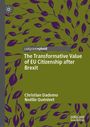 "The Transformative Value of EU Citizenship after Brexit" von Christian Dadomo und Noëlle Quénivet. Grüner Hintergrund mit lila Blättern.