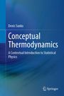 „Denis Sunko: Conceptual Thermodynamics. A Contextual Introduction to Statistical Physics“. Blau-grüner abstrakter Hintergrund.