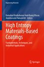 Buchtitel: High Entropy Materials-Based Coatings. Thema: Materialien und Anwendungen. Rot-blaues Cover. Springer-Logo.