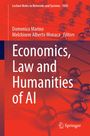 Text: "Economics, Law and Humanities of AI, Domenico Marino, Melchiorre Alberto Monaca, Editors. Springer-Logo unten."