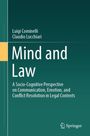 Titel: "Mind and Law". Autoren: Luigi Cominelli, Claudio Lucchiari. Grüner Hintergrund mit gelbem Streifen links. Logo von Springer.