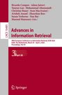 Buchtitel: "Advances in Information Retrieval". Autoren: Ricardo Campos und andere. Konferenz: ECIR 2026, Delft. Springer-Logo unten.