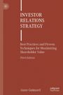 INVESTOR RELATIONS STRATEGY. Dritte Auflage. Autor: Anne Guimard. Logo links oben, brauner Hintergrund.