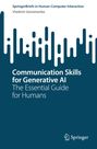 „Communication Skills for Generative AI: The Essential Guide for Humans“, Illustration mit stilisierten Linien.