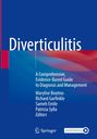 "Diverticulitis" steht oben groß, darunter: "A Comprehensive, Evidence-Based Guide to Diagnosis and Management". Unten Autoren. Blaues Design.
