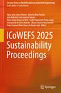 "ICoWEFS 2025 Sustainability Proceedings" in großer Schrift. Orange Hintergrund, Springer-Logo unten rechts.
