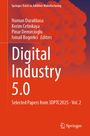 Text: "Digital Industry 5.0. Selected Papers from 3DPTC2025 - Vol. 2. Springer." Rot-orange Design mit Logo.