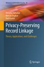 Dali Kaafar: Privacy-Preserving Record Linkage, Buch