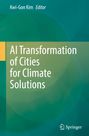 "AI Transformation of Cities for Climate Solutions" in Weiß auf grünem Hintergrund. Springer-Logo unten rechts.