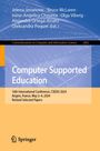 Veranstaltungstext zu "Computer Supported Education". Blaues und orangenes Cover, Springer-Logo unten.