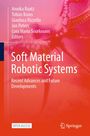 Titel: Soft Material Robotic Systems. Oben: Herausgebernamen. Hintergrund: Tentakel eines Oktopus.