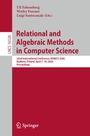 Titel: Relational and Algebraic Methods in Computer Science. Konferenz in Polen, April 7–10, 2026. Verlag: Springer.