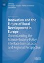 Titel: "Innovation and the Future of Rural Development in Europe". Blaues, geometrisches Design.